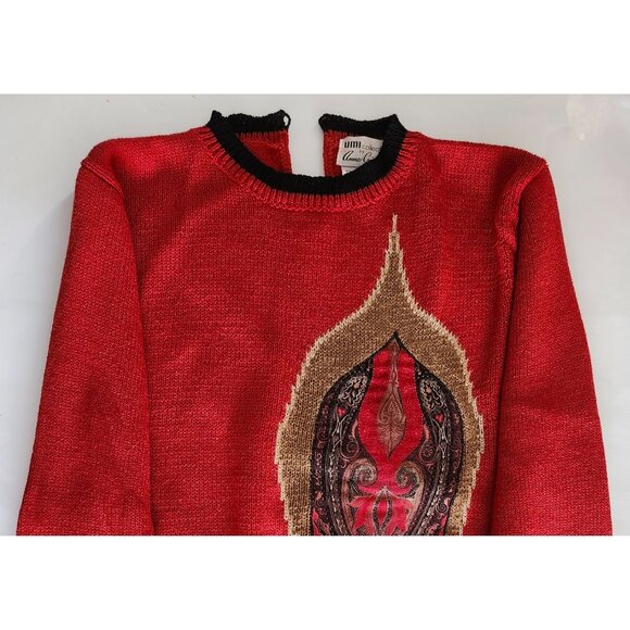 Anne Crimmins for Umi Collection Knit Pullover Size M - Picture 7 of 12
